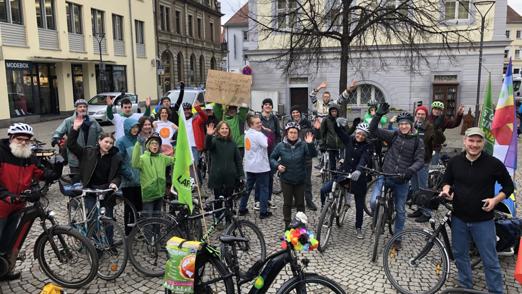 Fahrradkorso zum Klimastreik